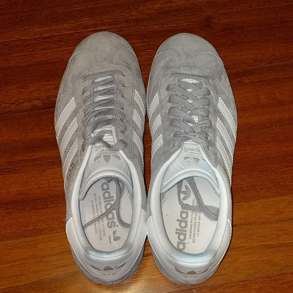Adidas Gazelle suede grey sneakers